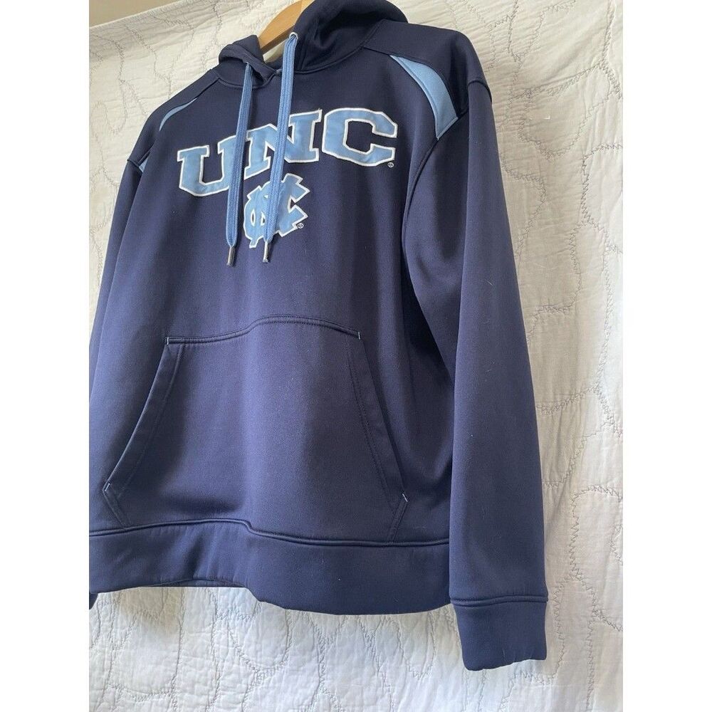 UNC Tar Heels Carolina  Pullover Hoodie Mens L Blue